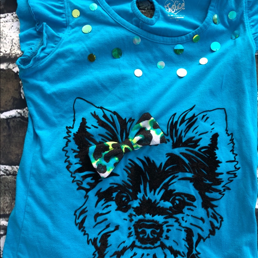 Blue Justice Short Sleeve Top